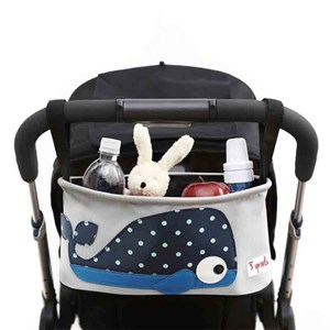 Panier poussette baleine