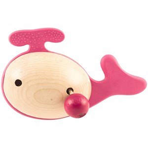 Hochet baleine jon0+ rose