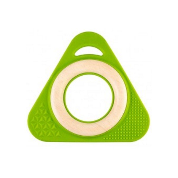 Little big things - Hochet triangle tri0+ vert