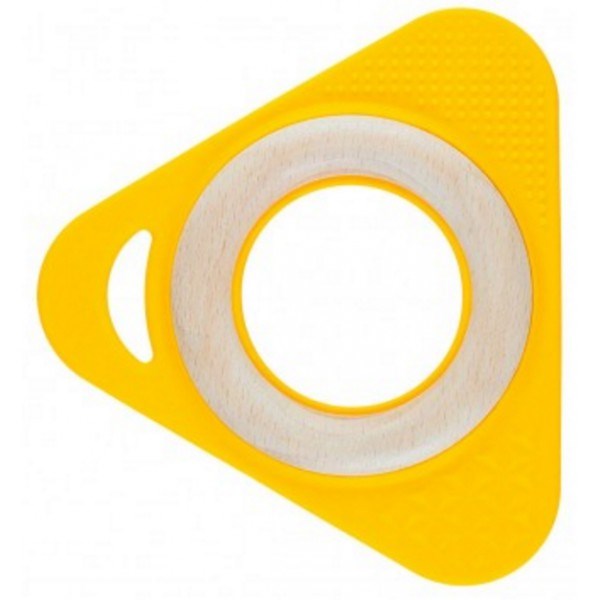 Little big things - Hochet triangle tri0+ jaune