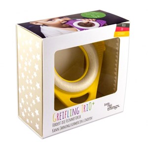 Hochet triangle tri0+ jaune