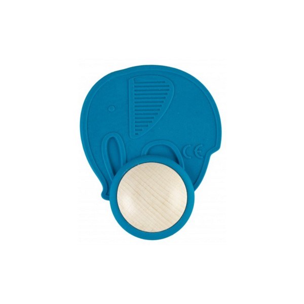 Little big things - Hochet elephant - frid0+ bleu