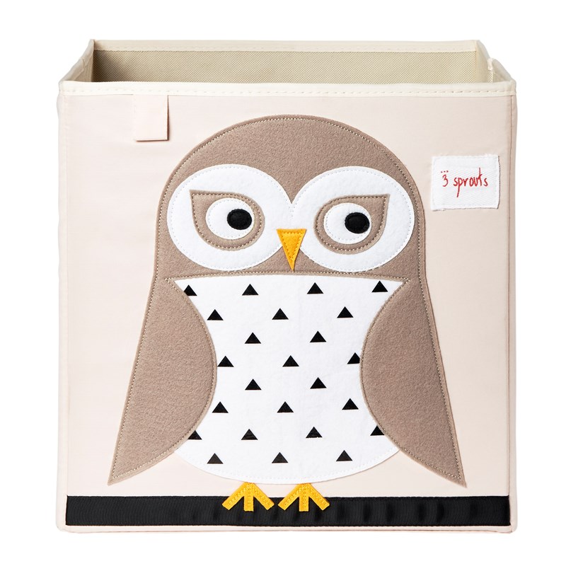3 sprouts - Cube de rangement chouette