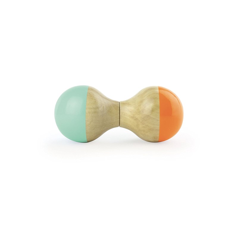 Vilac - Hochet du jura mint et orange