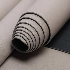 Tapis de yoga épais pu 6mm lotus beige