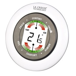 Thermomètre - hygromètre blanc wt138 la