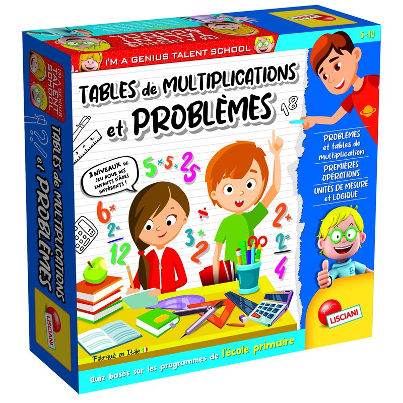 Table de multiplications et problemes