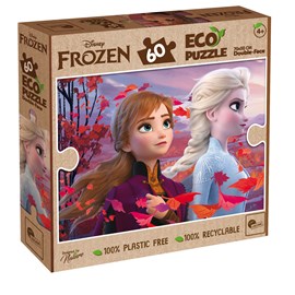 Eco-puzzle 60 pcs double face frozen 2