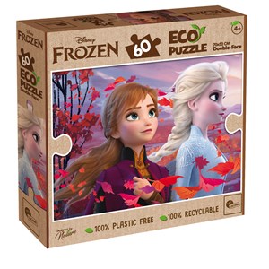 Eco-puzzle 60 pcs double face frozen 2