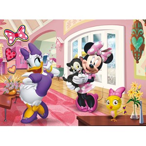 Eco-puzzle 24 pcs double face minnie