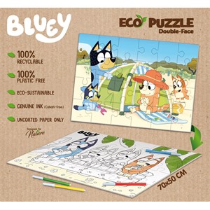 Eco-puzzle 24 pcs double face bing