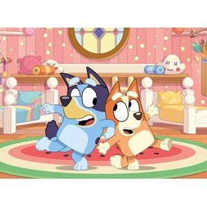 Eco-puzzle 24 pcs mini double face bluey