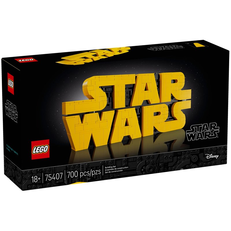 Lego sw - logo star wars en briques - 75407