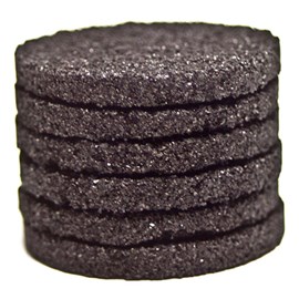 6 disques charbon actif cube lifesaver