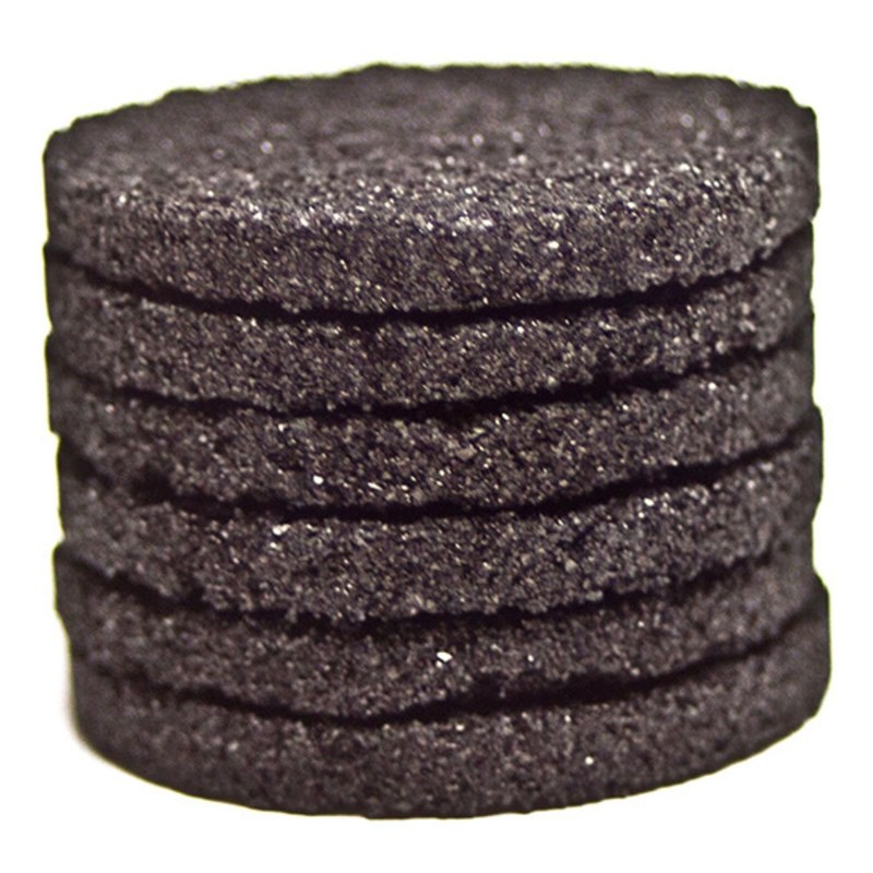 6 disques charbon actif cube lifesaver