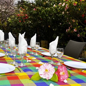 Nappe pique-nique multicouleur (140x145)