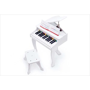 Piano à queue électronique blanc hape