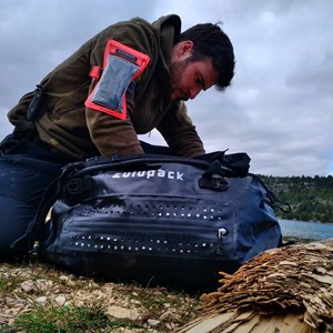 Sac duffle roll-top 85l noir zulupack