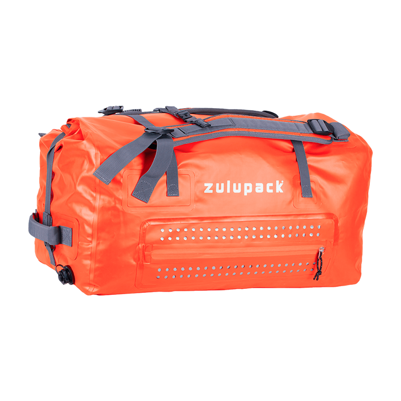Zulupack - Sac duffle roll-top 85l orange zulupack