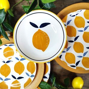Assiette creuse sicilia 20 cm x6