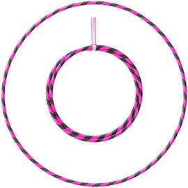 Hula hoop pliable - fushia et noir