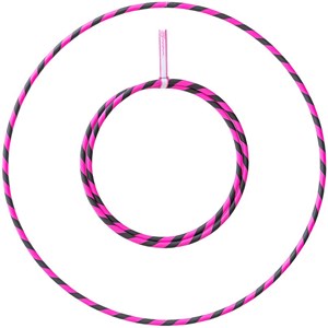 Hula hoop pliable - fushia et noir