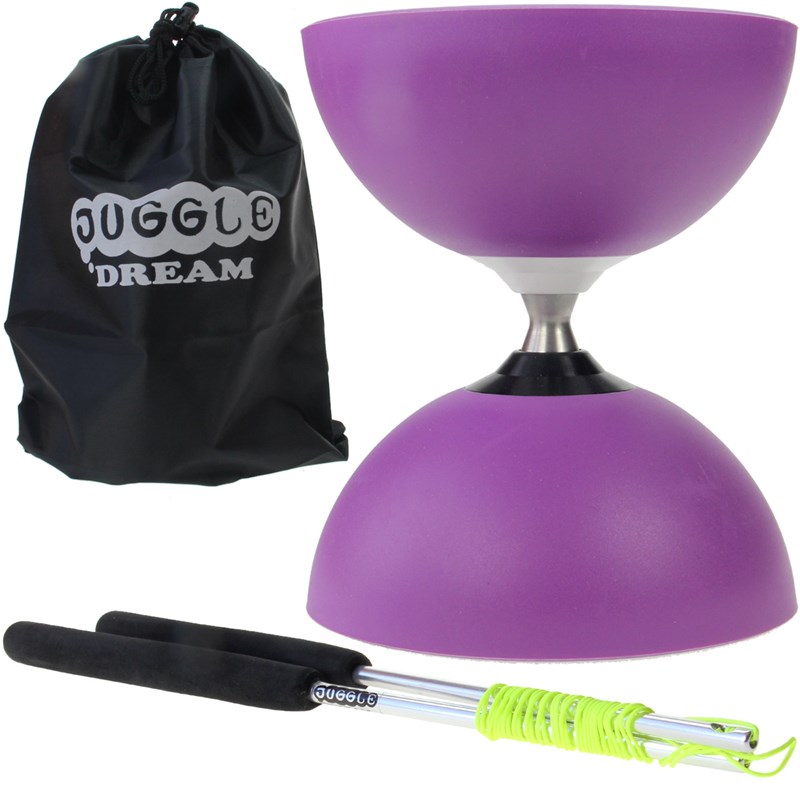 Kit diabolo circus free violet avec bagu