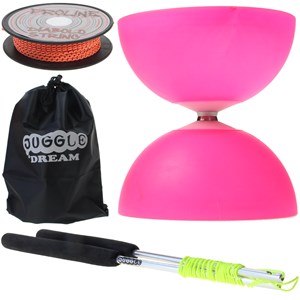 Kit diabolo comet rose + baguettes alumi