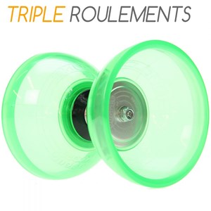 Diabolo triple roulements quartz v2 vert