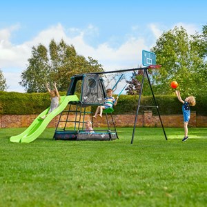 Aire de jeux métal panier de basket