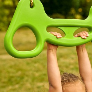 Balançoire trapèze anneaux pour portiqu