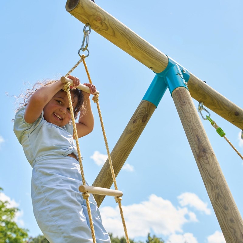 Échelle corde 5 barreaux pour portique