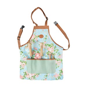 Tablier jardin imprimé fleurs
