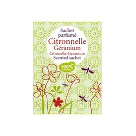 Sachet parfumé citronnelle géranium