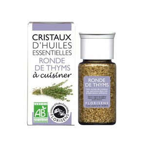 Cristaux d'HE ronde de thyms