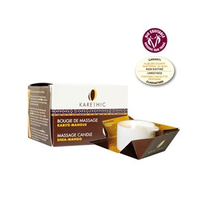 Bougie de massage bio sensuelle karité