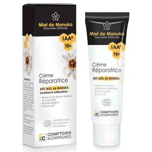 Crème réparatrice bio au miel de manuka
