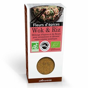 Fleurs d'épices bio wok et riz 48g