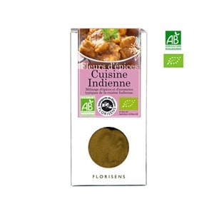 Fleurs d'épices bio cuisine indienne 38g