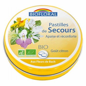 Pastilles de secours bio sans alcool