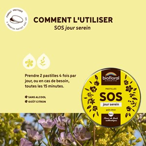 Pastilles de secours bio sans alcool