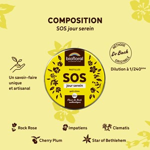 Pastilles de secours bio sans alcool