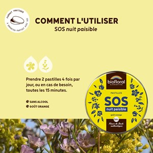 Pastilles de secours nuit paisible