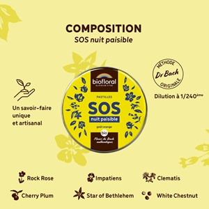 Pastilles de secours nuit paisible