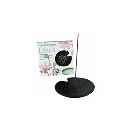 Porte encens lotus en pierre naturelle