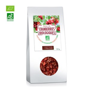 Baies de cranberries bio séchées
