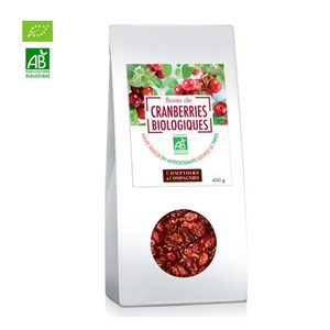 Baies de cranberries bio séchées