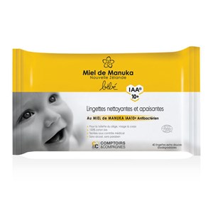Lingettes bébé bio au miel de manuka