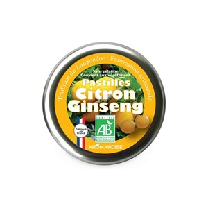 Pastilles bio citron ginseng 45g