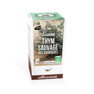 Tisane thym sauvage bio des garrigues